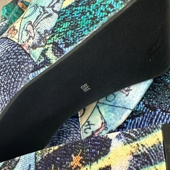 Dolls Kill Blue Multicolor Astrological Platform Heels - Picture 6 of 8